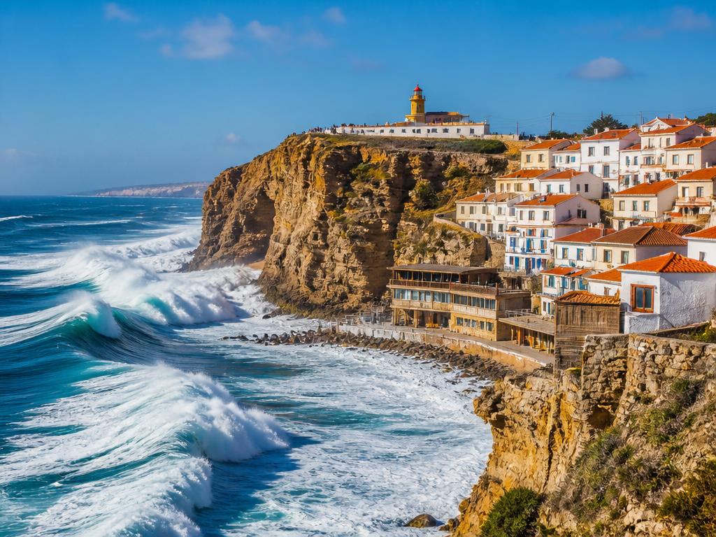 Nazaré, Giant Waves & Traditional Fishing Village (+ Fátima Sanctuary, Underground Coin Caves & Batalha Monastery)